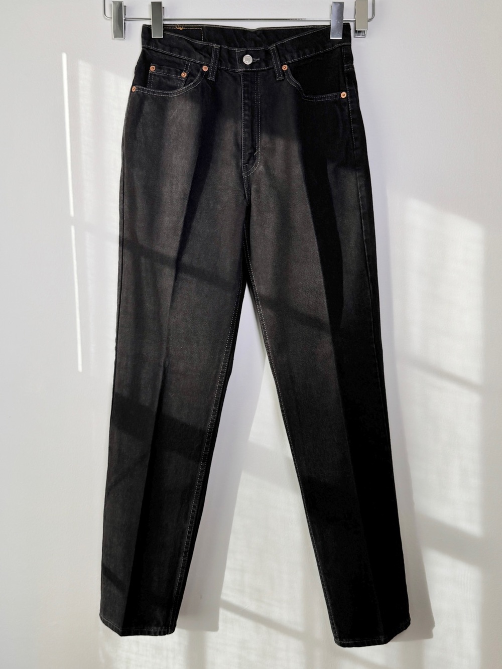 Vintage Levis 512 Jeans Womens Size 10 Reg M Made In Canada 100% Cotton Black
